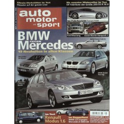auto motor & sport Heft 21 / 29 September 2004 - BMW vs. Mercedes