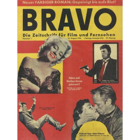 BRAVO Nr.1 / 26 August 1956 - Erstausgabe (REPRINT)