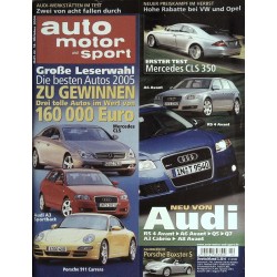 auto motor & sport Heft 22 / 13 Oktober 2004 - Neu von Audi