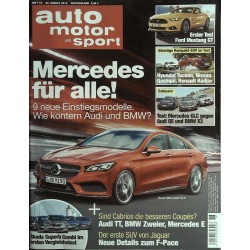 auto motor & sport Heft 18 / 20 August 2015 - Mercedes für alle