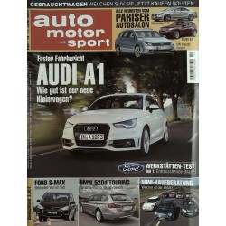 auto motor & sport Heft 14 / 17 Juni 2010 - Audi A1
