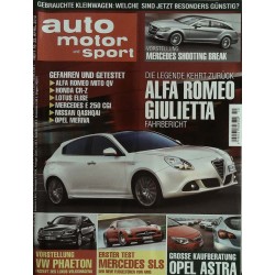 auto motor & sport Heft 10 / 22 April 2010 - Alfa Romeo Giulietta