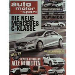 auto motor & sport Heft 6 / 25 Februar 2010 - Mercedes C-Klasse