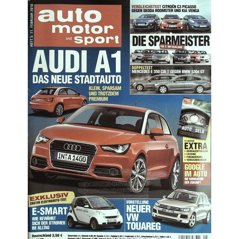 auto motor & sport Heft 5 / 11 Februar 2010 - Audi A1