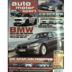 auto motor & sport Heft 4 / 28 Januar 2010 - BMW 535i