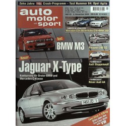 auto motor & sport Heft 23 / 2 November 2000 - Jaguar X-Type