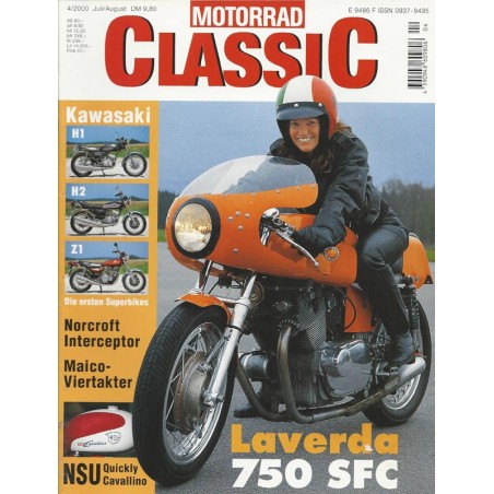 Motorrad Classic 4/00- Juli/August 2000 - Laverda 750 SFC