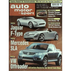 auto motor & sport Heft 2 / 12 Januar 2000 - VW Offroader