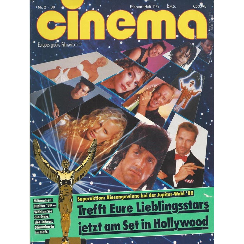 CINEMA 2/88 Februar 1988 - Jupiter Wahl 88