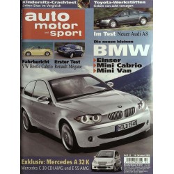 auto motor & sport Heft 22 / 16 Oktober 2002 - BMW Einser