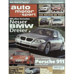 auto motor & sport Heft 13 / 9 Juni 2004 - BMW Dreier