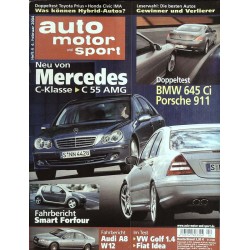 auto motor & sport Heft 4 / 4 Februar 2004 - Neu von Mercedes
