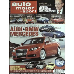 auto motor & sport Heft 24 / 9 November 2005 - Dreikampf
