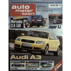 auto motor & sport Heft 12 / 29 Mai 2002 - Audi A3