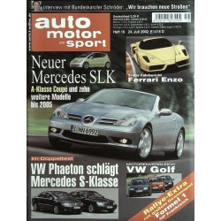 auto motor & sport Heft 16 / 24 Juli 2002 - Neuer Mercedes SLK
