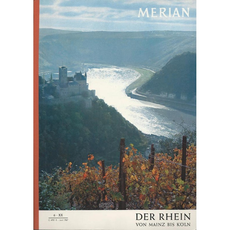 MERIAN Der Rhein von Mainz bis Köln 6/XX Juni 1967