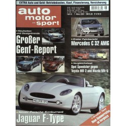 auto motor & sport Heft 6 / 7 März 2001 - Jaguar F-Type