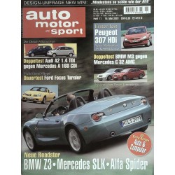 auto motor & sport Heft 11 / 16 Mai 2001 - Neue Roadster