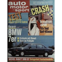 auto motor & sport Heft 16 / 30 Juli 1993 - Neuer BMW 7er