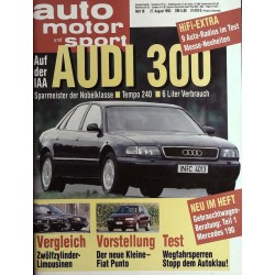 auto motor & sport Heft 18 / 27 August 1993 - Audi 300