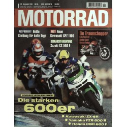 Das Motorrad Nr.1 / 23 Dezember 1994 - Die starken 600er