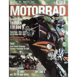 Das Motorrad Nr.6 / 5 März 1994 - Yamaha FZR 600 R