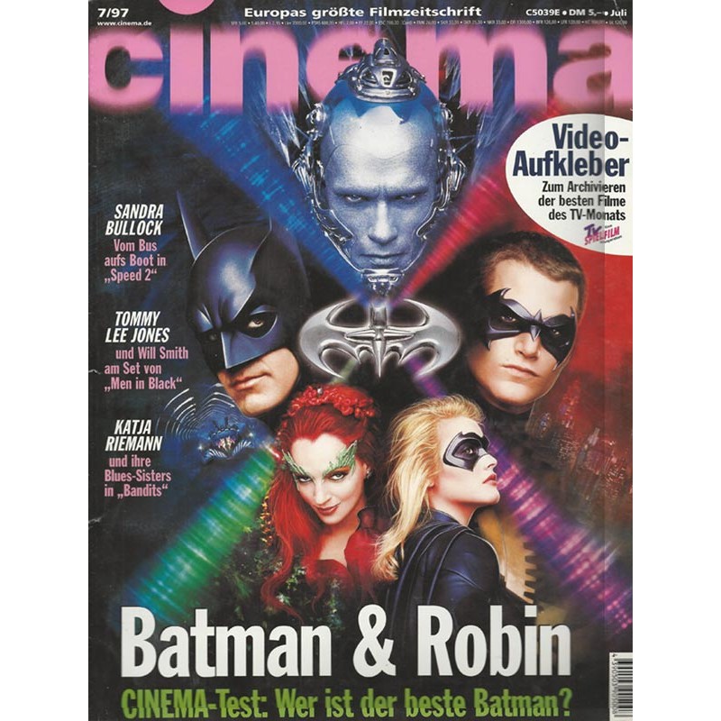 CINEMA 7/97 Juli 1997 - Batman & Robin