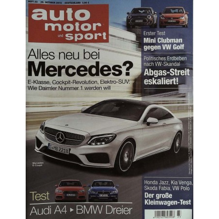 auto motor & sport Heft 23 / 29 Oktober 2015 - Mercedes