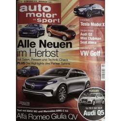 auto motor & sport Heft 21 / 30 September 2016 - Alle Neuen