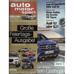 auto motor & sport Heft 1 / 22 Dezember 2016 - Masterplan Mercedes