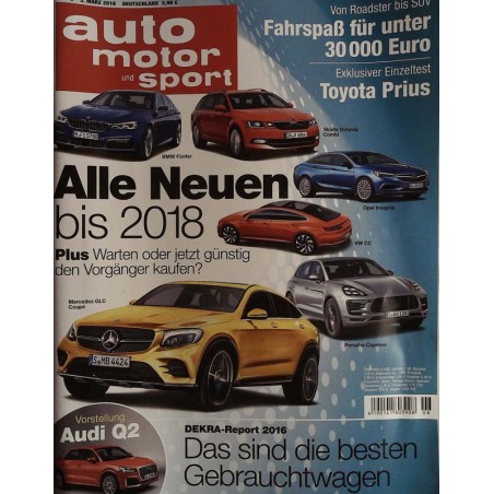 auto motor & sport Heft 6 / 3 März 2016 - Alle Neuen bis 2018