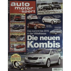 auto motor & sport Heft 23 / 31 Oktober 2013 - Die neuen Kombis