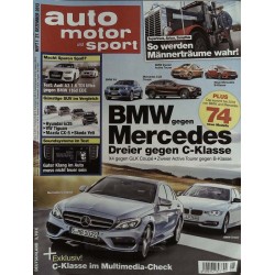 auto motor & sport Heft 1 / 27 Dezember 2013 - BMW vs. Mercedes