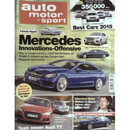 auto motor & sport Heft 24 / 13 November 2014 - Mercedes Offensive