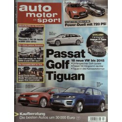 auto motor & sport Heft 2 / 9 Januar 2014 - Passat, Golf, Tiguan