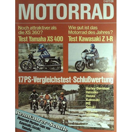 Das Motorrad Nr.2 / 25 Januar 1978 - 17 PS-Vergleichstest