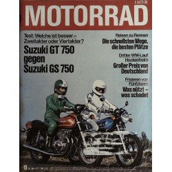 Das Motorrad Nr.10 / 18 Mai 1977 - Suzuki GT 750 / GS 750