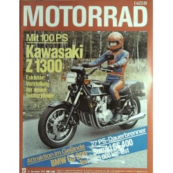 Das Motorrad Nr.23 / 15 November 1978 - Kawasaki Z 1300