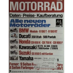 Das Motorrad Nr.19 / 20 September 1978 - Alle neuen Motorräder