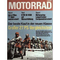 Das Motorrad Nr.13 / 29 Juni 1977 - Großer 27 PS Vergleichstest