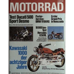 Das Motorrad Nr.7 / 6 April 1977 - Kawasaki 1000