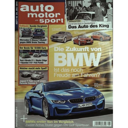 auto motor & sport Heft 16 / 24 Juli 2014 - Die Zukunft von BMW