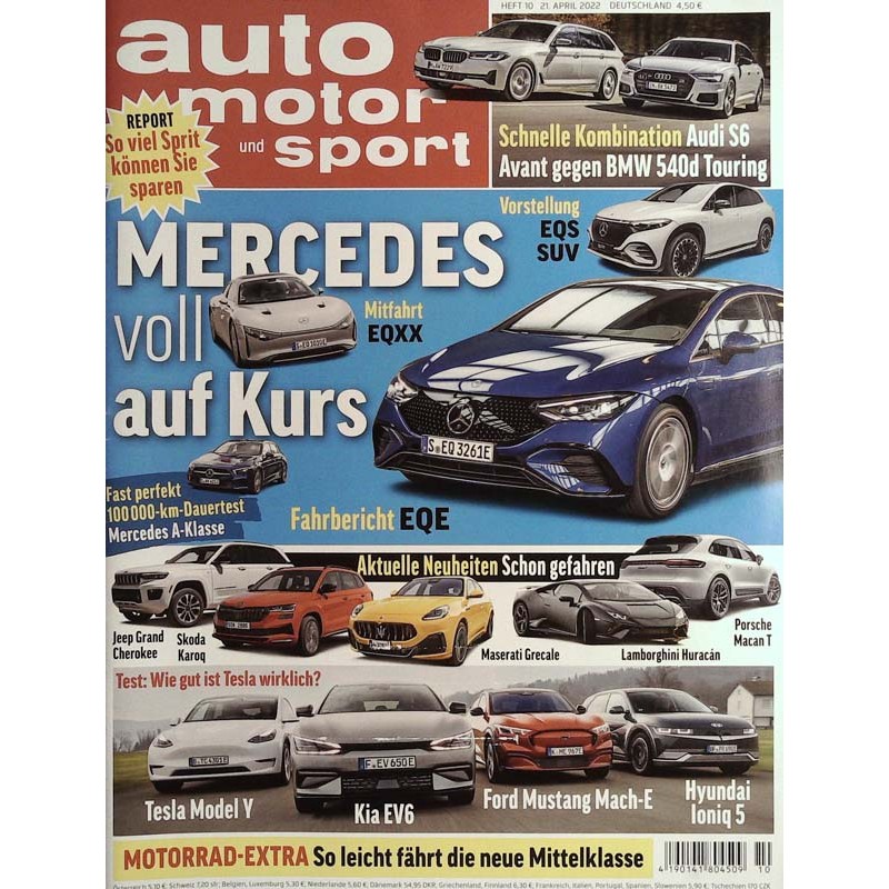 auto motor & sport Heft 10 / 21 April 2022 - Mercedes voll auf Kurs