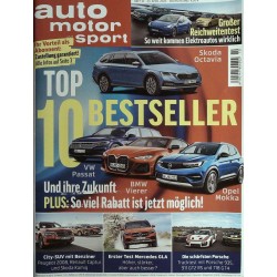 auto motor & sport Heft 10 / 23 April 2020 - Top 10 Bestseller