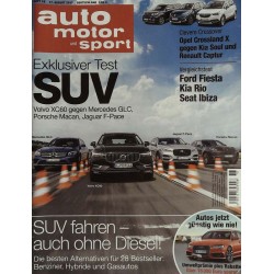 auto motor & sport Heft 18 / 17 August 2017 - SUV Test