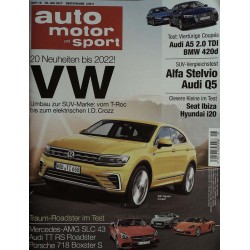 auto motor & sport Heft 16 / 20 Juli 2017 - VW Neuheiten