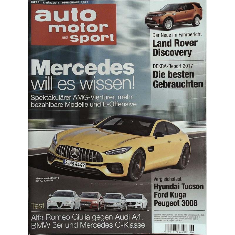 auto motor & sport Heft 6 / 2 März 2017 - Mercedes AMG
