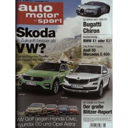 auto motor & sport Heft 8 / 30 März 2017 - Skoda vs. VW