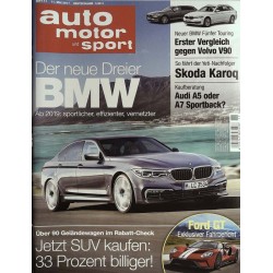 auto motor & sport Heft 11 / 11 Mai 2017 - Der neue Dreier BMW