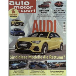 auto motor & sport Heft 18 / 15 August 2019 - Audi Modelle